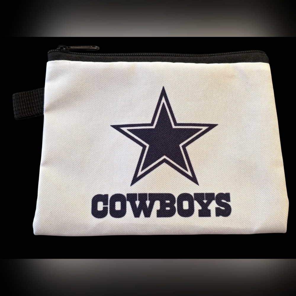 Dallas Cowboys Zip Pouch | Small Wallet Bag Charm (5.5" x 4")